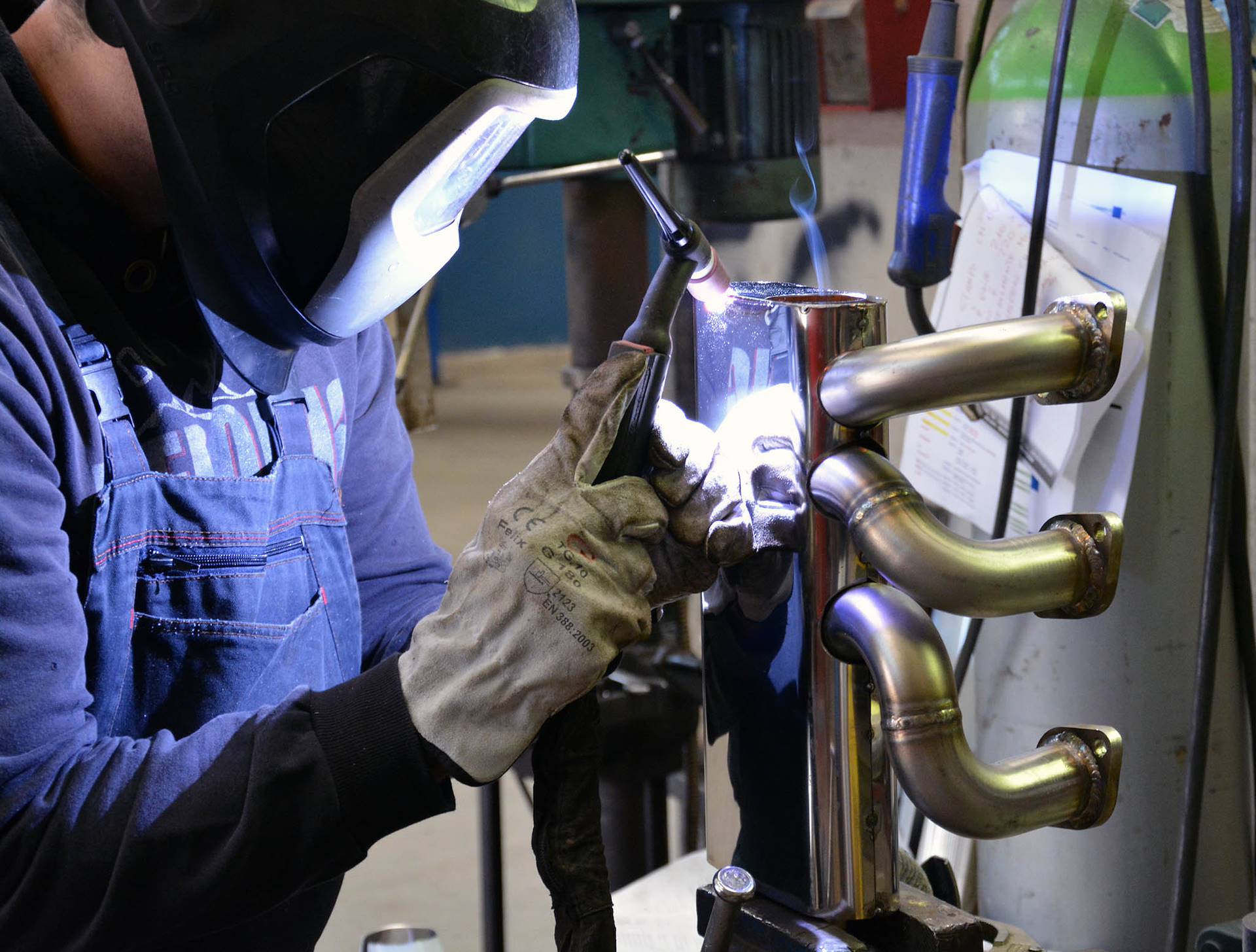 Manifold Right - Left (With heat exchangers)